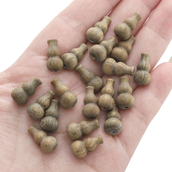 Handmade Wood Beads Gourd Pendant Mobile Phone Chain Accessories