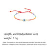 Handmade Woven Beaded Bracelet With Rainbow Miyuki Rice Beads Geometric Shape Soft Clay Hand Knitting For Girls