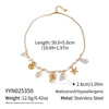 Handmade Woven Rope Chain 18K Real Gold Plated Animal Zodiac Heart Shaped Necklace Choker For Women