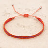 Handmade Woven Silk Thread Women's Bohemian Style Bracelet