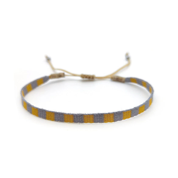 Handwoven Cord Geometric Bracelet For Women