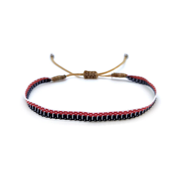 Handwoven Cord Geometric Bracelet For Women