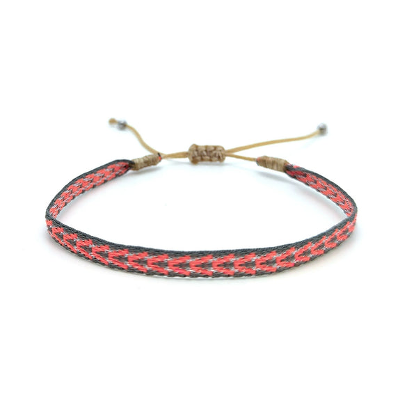 Handwoven Cord Geometric Bracelet For Women