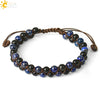 Handwoven Doublerow Amethyst Bracelet Crystal Natural Stone Minimalist Unisex Adjustable