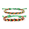 Handwoven Geometric Thread Rope Bracelet Unisex Handmade