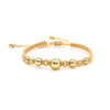 Handwoven Glass And Glaze Beaded Bracelet Jewelry With Geometric Pattern And 18K Copper Goldplated
