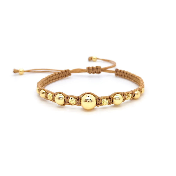 Handwoven Glass And Glaze Beaded Bracelet Jewelry With Geometric Pattern And 18K Copper Goldplated