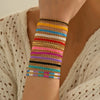 Handwoven Glass Glazed Beads Unisex Bracelet