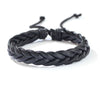 Handwoven Leather Bracelet Geometric Style Unisex