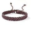 Handwoven Leather Bracelet Geometric Style Unisex