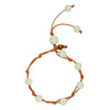 Handwoven Luminous Bohemian Style Bracelet Anklet With Rice Beads Alloy And Geometric Fivepointed Star For Women