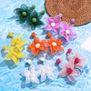 Handwoven Raffia Geometric Sunflower Earrings For Women In Casual Holiday Style