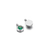 Hanging Ornament Beads Accessories Stainless Steel Hexagon Peach Heart Flower Shape With Love Pattern Electroplated