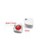Hanging Ornament Beads Accessories Stainless Steel Hexagon Peach Heart Flower Shape With Love Pattern Electroplated