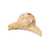 Head Clip Headwear Abs Imitation Acetic Acid Niche Marble Baking Paint Women's