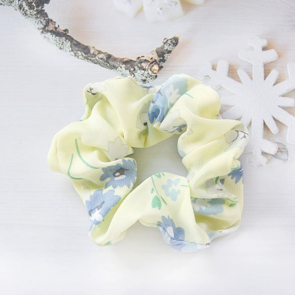 Head Flower Hair Ring Chiffon Polyester Cloth Pastoral Style Plant Flowers Design