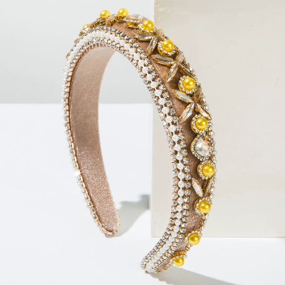Headband Alloy Diamond Geometric Personalized Hair Accessories