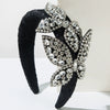 Headband Alloy Printed With Butterfly Diamond Decoration Baroque Style For Women