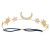 Headband Alloy Rhinestone Handmade Sun Moon Sixpointed Star New Baroque Style Personality Forehead Accessories Headdress For Women