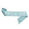 Headband And Ceremonial Belt For New Parents Glitter Cloth Bronzing
