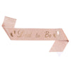 Headband And Ceremonial Belt For New Parents Glitter Cloth Bronzing