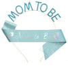 Headband And Ceremonial Belt For New Parents Glitter Cloth Bronzing