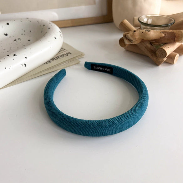 Headband Cloth Weaving Retro Candycolored Versatile Highceiling Fine Sponge For Autumn And Winter
