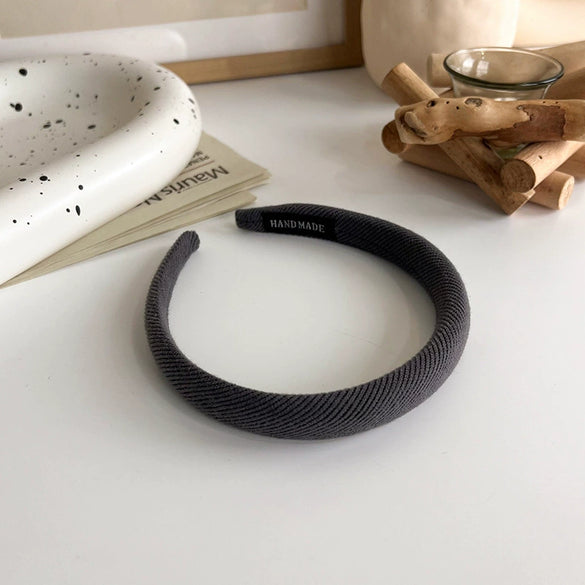 Headband Cloth Weaving Retro Candycolored Versatile Highceiling Fine Sponge For Autumn And Winter