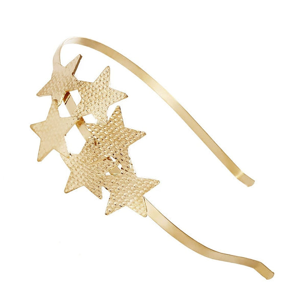 Headband Crown And Earrings Alloy Handmade Bohemian Sun Moon Sixpointed Star Women's Fashion Accessories