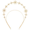 Headband Crown And Earrings Alloy Handmade Bohemian Sun Moon Sixpointed Star Women's Fashion Accessories