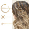 Headband Crown And Earrings Alloy Handmade Bohemian Sun Moon Sixpointed Star Women's Fashion Accessories