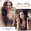 Headband Crown And Earrings Alloy Handmade Bohemian Sun Moon Sixpointed Star Women's Fashion Accessories