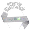 Headband Shoulder Strap Suit Alloy Hair Accessories With Sweet Style And Letter Design Electroplated