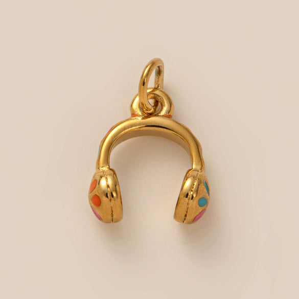 Headphones Pendant Stainless Steel