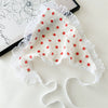 Headscarf Hair Band Strawberry Cherry Lace Silk Geometric Style Triangle
