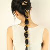 Headwear Hairpin 316L Stainless Steel Geometric Style 18K Gold Plated