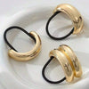 Headwear Jewelry Ushaped Metal Hair Rope Geometric Round Electroplated