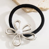 Headwear Metal Flower Star Hair Rope With Electroplating And High Elasticity
