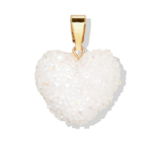 Heart Pendant Necklace Stainless Steel Gold Plated