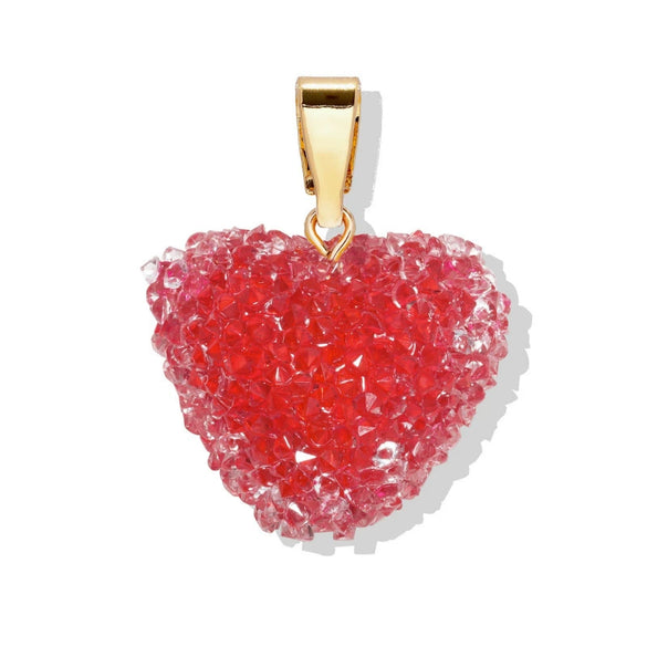 Heart Pendant Necklace Stainless Steel Gold Plated
