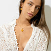 Heart Pendant Necklace Stainless Steel Gold Plated