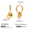Heart Pig Nose Buckle Titanium Steel And Stainless Steel Bracelet And Earrings Jewelry For Women With Bear Pig Little Animal Pattern Electroplated