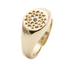Heart Shaped Micro Inlaid Zircon Adjustable Open Ring For Women Copper Electroplated Fashion Jewelry
