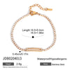 Heart Stainless Steel Geometric Pattern Electroplated Women's Bracelet Jewelry