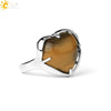 Heartshaped Crystal Plated Unisex Ring Jewelry