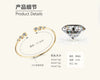 Heartshaped Moissanite Sterling Silver Electroplated Women's Bracelet