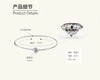 Heartshaped Moissanite Sterling Silver Electroplated Women's Bracelet