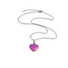 Heartshaped Pendant Necklace Alloy Stainless Steel Chain Handmade