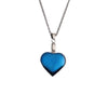 Heartshaped Pendant Necklace Alloy Stainless Steel Chain Handmade