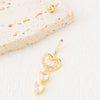 Heartshaped Stainless Steel Electroplated Navel Ring For Women